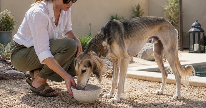 How Do You Care for a Saluki in the UAE Heat?