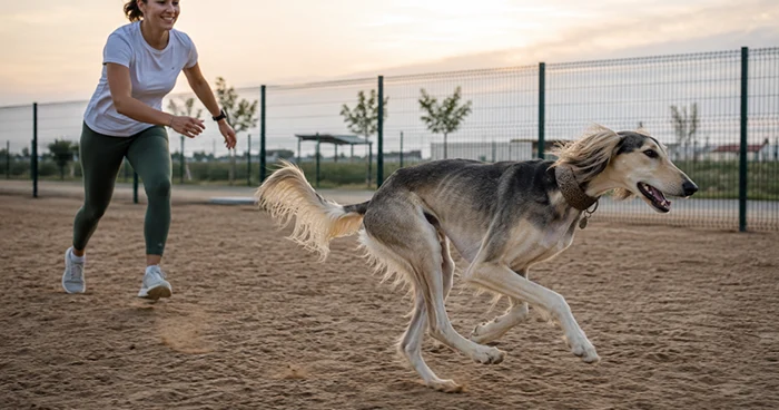 How Much Exercise Does a Saluki Need?